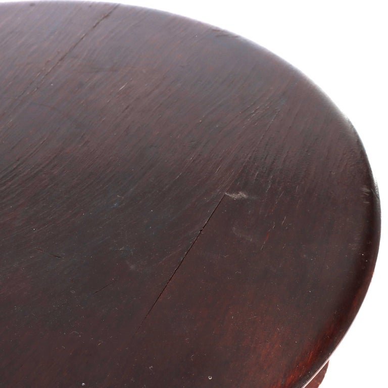 Antique Neoclassical Mahogany Sculpture Pedestal C1910