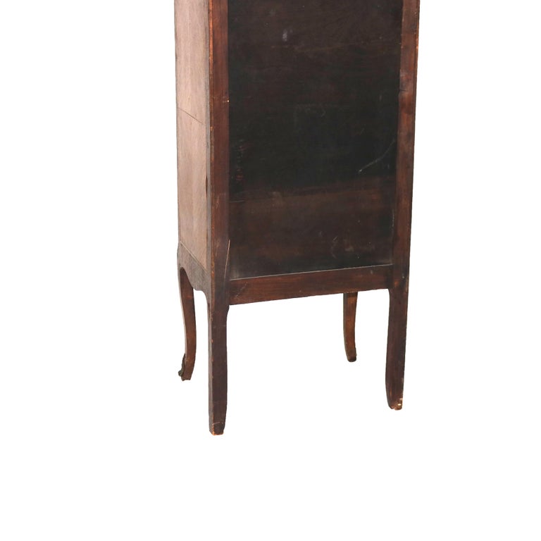 Antique Satinwood, Rosewood & Ormolu Marble Top Lingerie Chest C1900