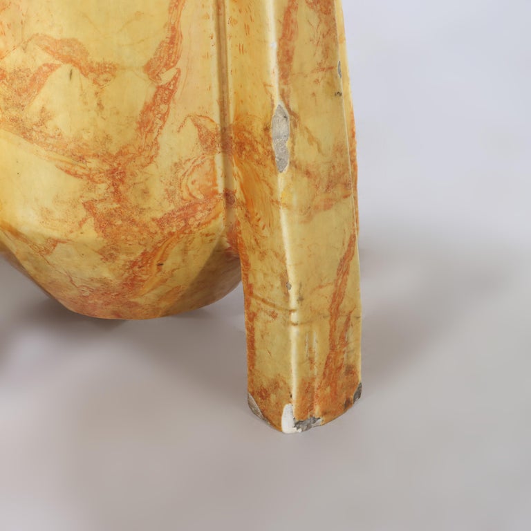 Large Antique Teplitz Amphora Partial Gilt Pottery Floor Vase C1910