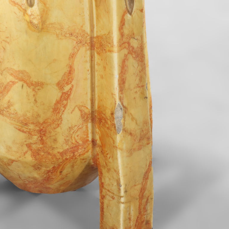 Large Antique Teplitz Amphora Partial Gilt Pottery Floor Vase C1910