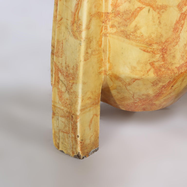 Large Antique Teplitz Amphora Partial Gilt Pottery Floor Vase C1910