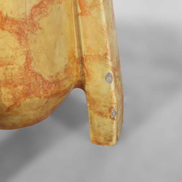 Large Antique Teplitz Amphora Partial Gilt Pottery Floor Vase C1910