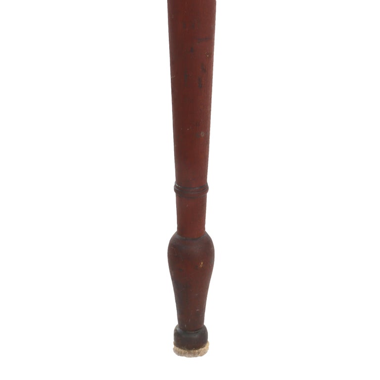 Antique Cherry & Tiger Maple 3-Drawer Small Server C1830