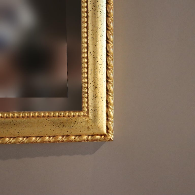 Vintage Italian Style Giltwood Urn & Swag Triptych Wall Mirror C1940
