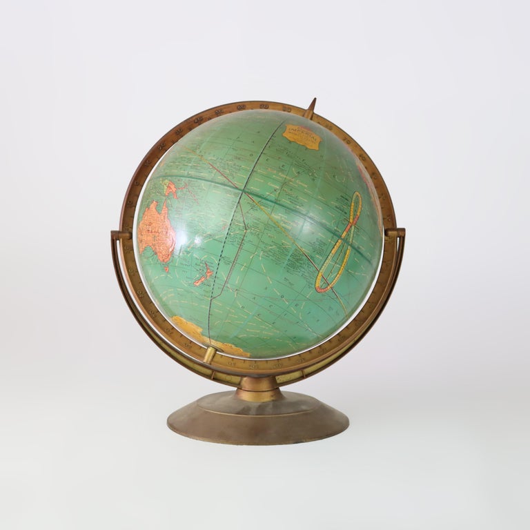 Vintage Cram’s Imperial 12 Inch Teaching World Globe 20thC