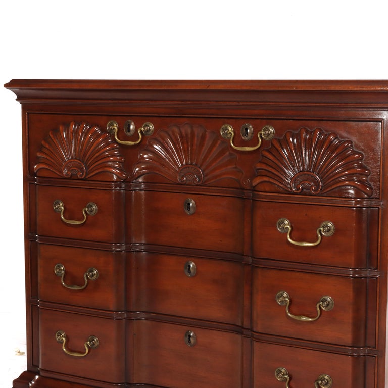 Vintage Kittinger Presidential Collection Mahogany Four Drawer Chest C1950