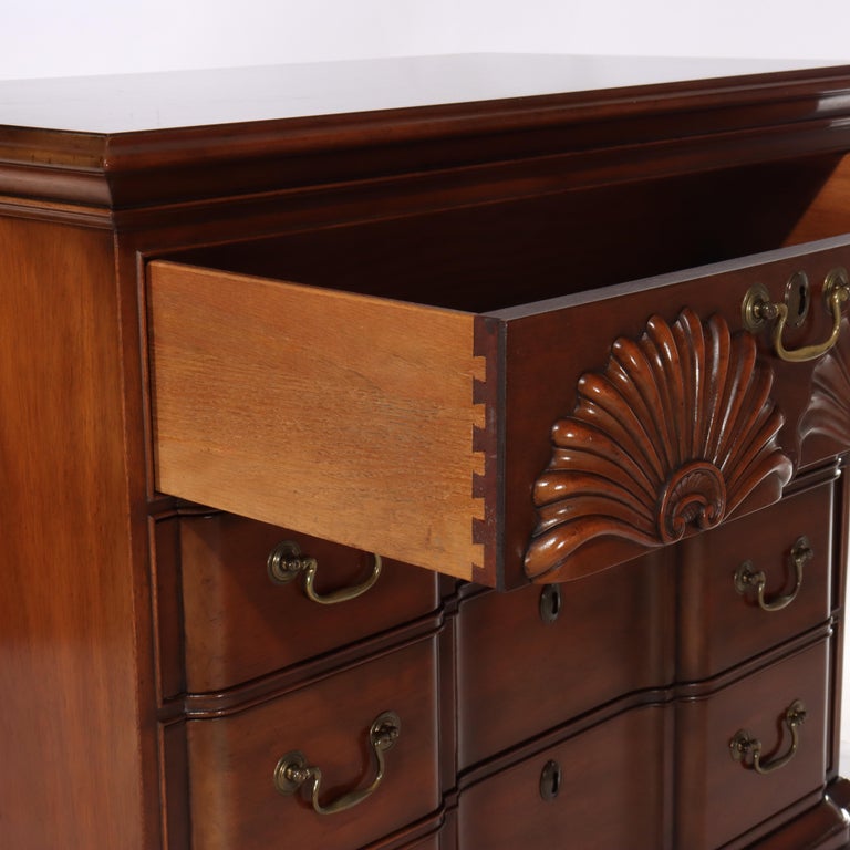 Vintage Kittinger Presidential Collection Mahogany Four Drawer Chest C1950