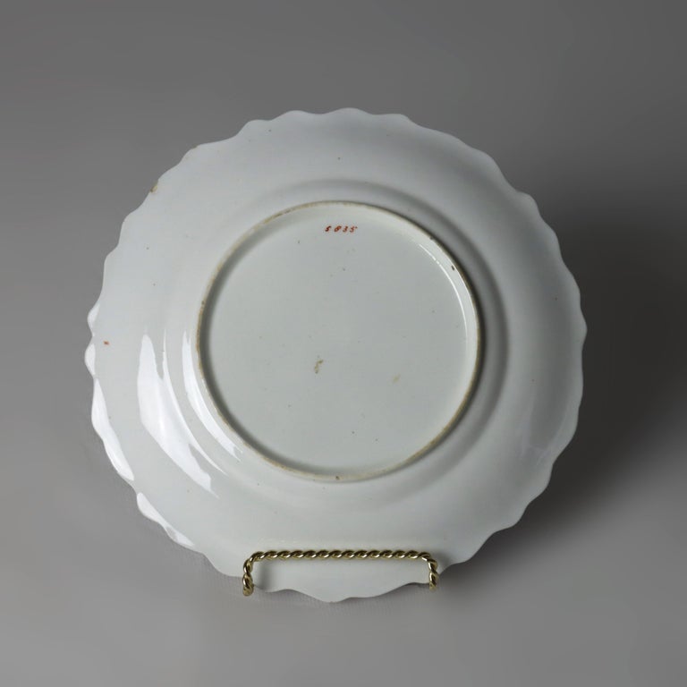 Three Pieces Antique Old Paris Porcelain, Two Plates & Serving Platter C1890