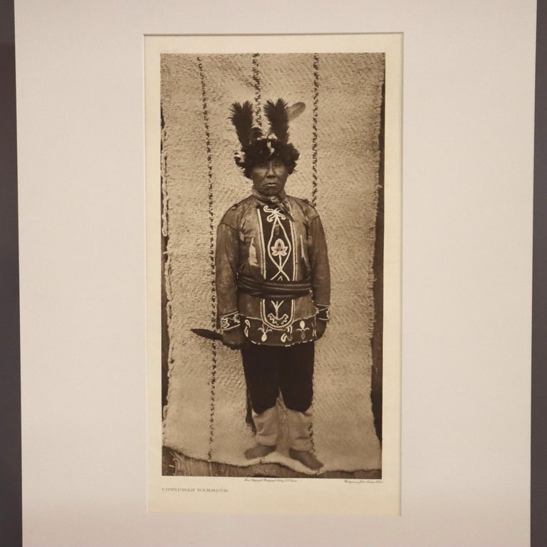 Edward S. Curtis Native American Print “Cowichan Warrior”, John Andrew & Son