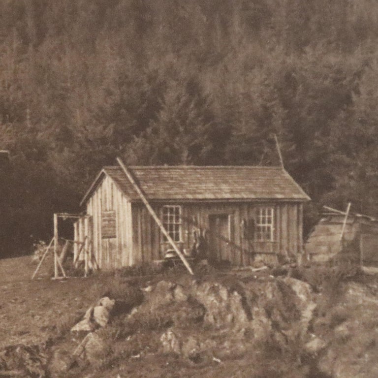 Edward S. Curtis Native American Print “Spearing Salmon-Cowichan", John Andrew