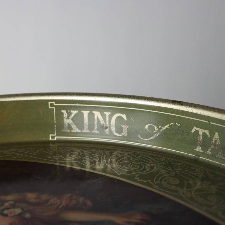 Antique Clysmic Metal Advertising Tray C1920