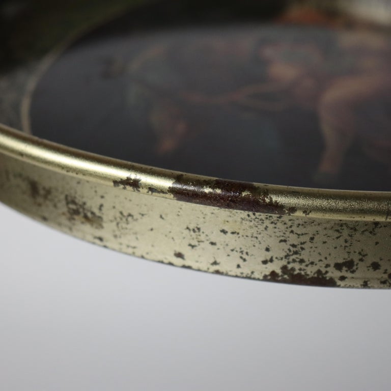 Antique Clysmic Metal Advertising Tray C1920