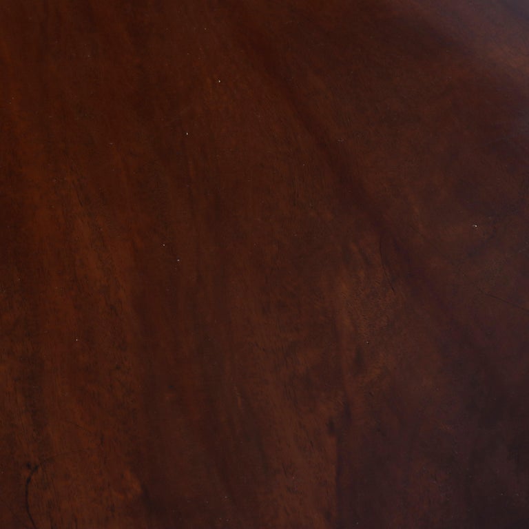 Duncan & Phyfe Style George III Mahogany Banquet Table with Three Leaves c1820