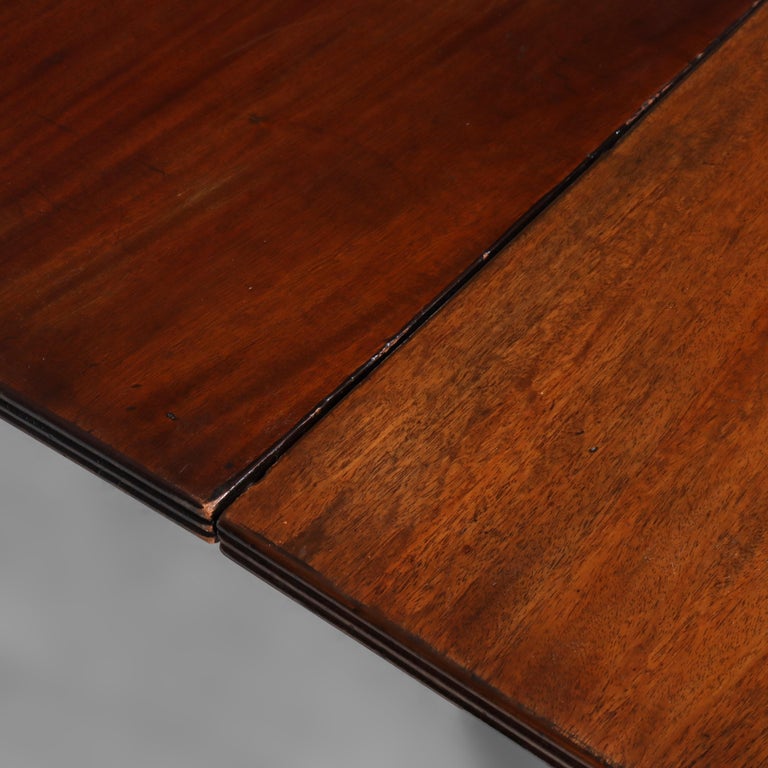 Duncan & Phyfe Style George III Mahogany Banquet Table with Three Leaves c1820