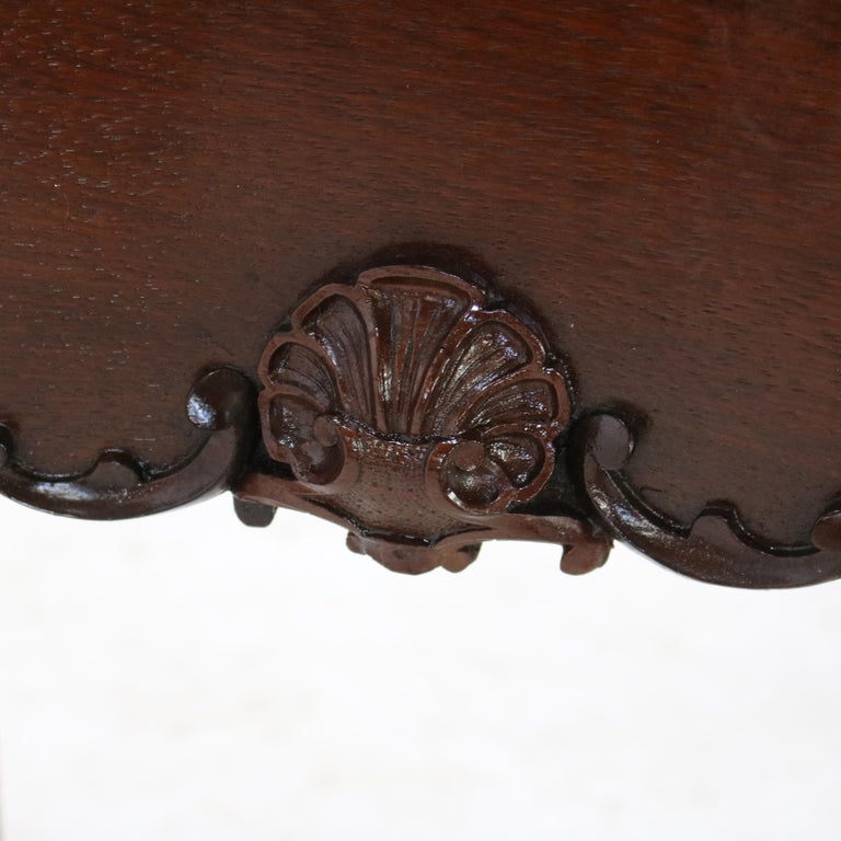 Antique French Victorian Louis XV Style Rosewood Mirrored Vanity C1880
