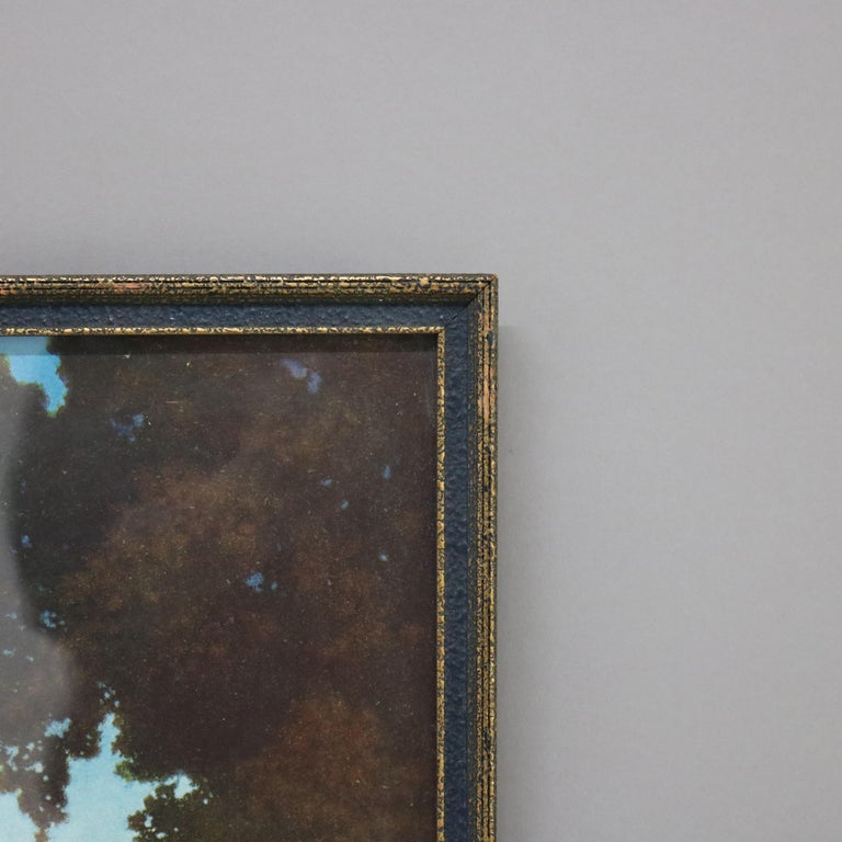 Antique Maxfield Parrish Art Deco Print “Evening” C1930