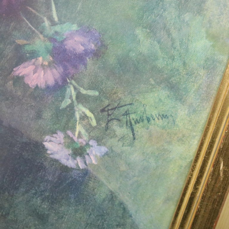 Vintage Floral Still Life Print 20th C