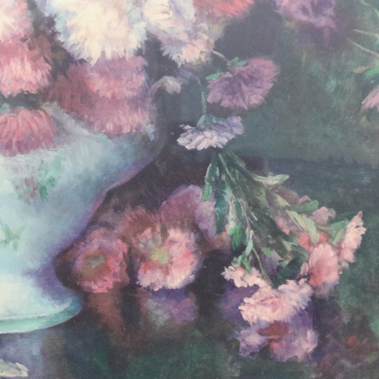 Vintage Floral Still Life Print 20th C