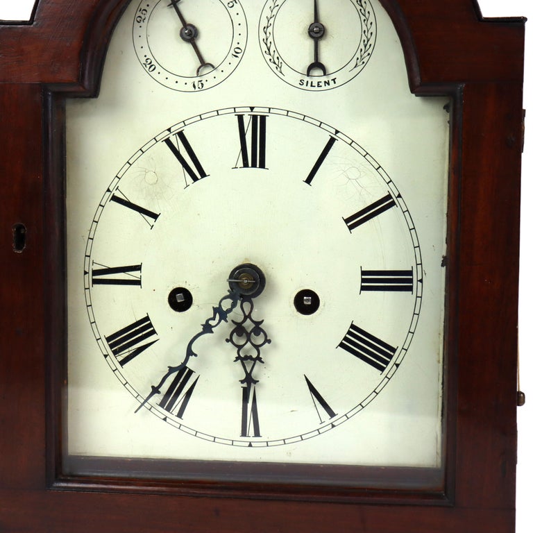 Antique Elliott English George III Mahogany Bracket Clock signed C1800 AS IS