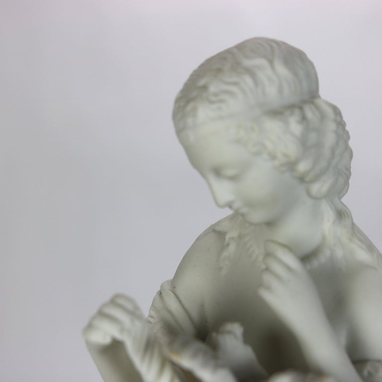 Antique Parian Ware Classical Bisque Porcelain Figure C1880