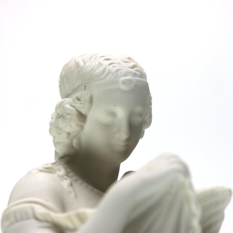 Antique Parian Ware Classical Bisque Porcelain Figure C1880