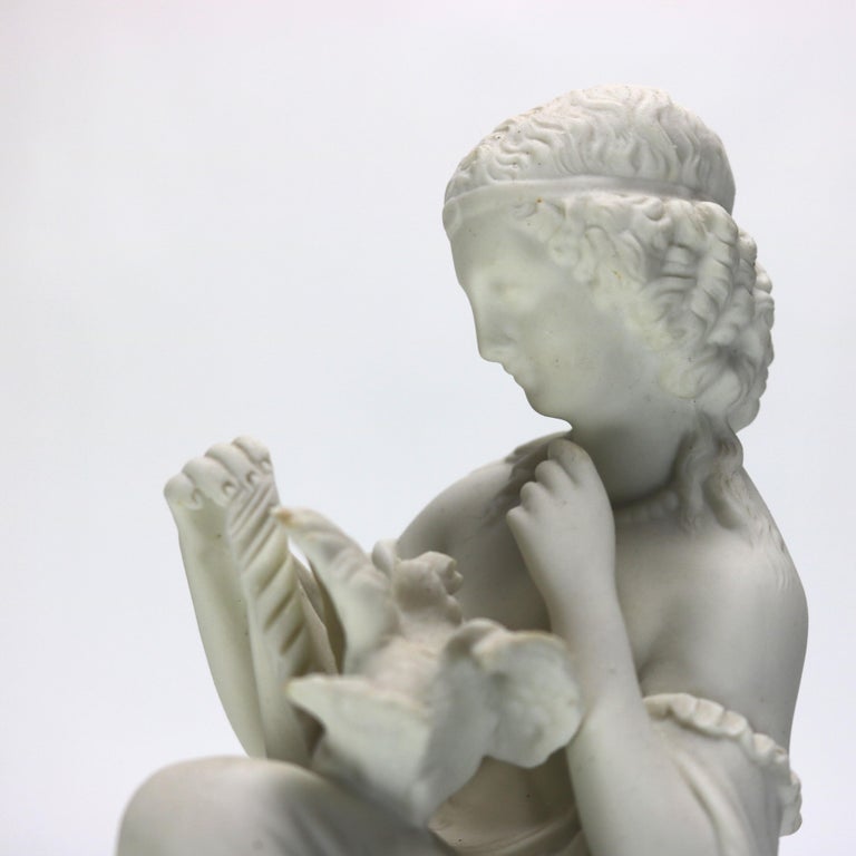 Antique Parian Ware Classical Bisque Porcelain Figure C1880
