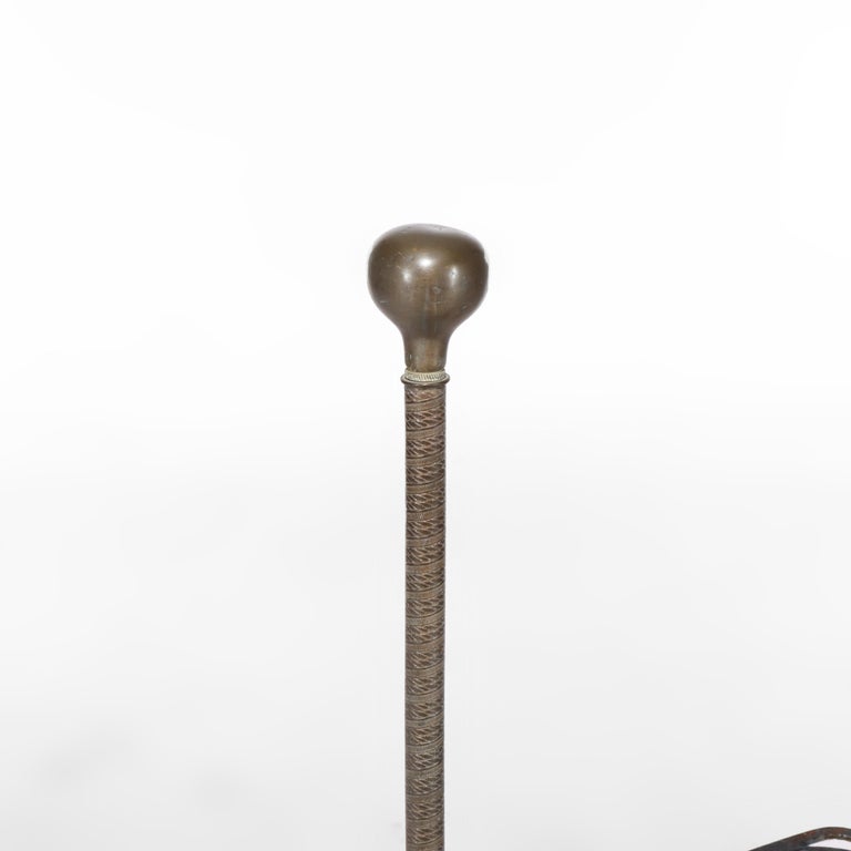 Antique Victorian Cast Iron Adjustable Plant Stand C1868