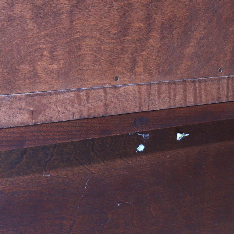 Henkel Harris Queen Anne Wild Black Cherry Chest on Chest C1992