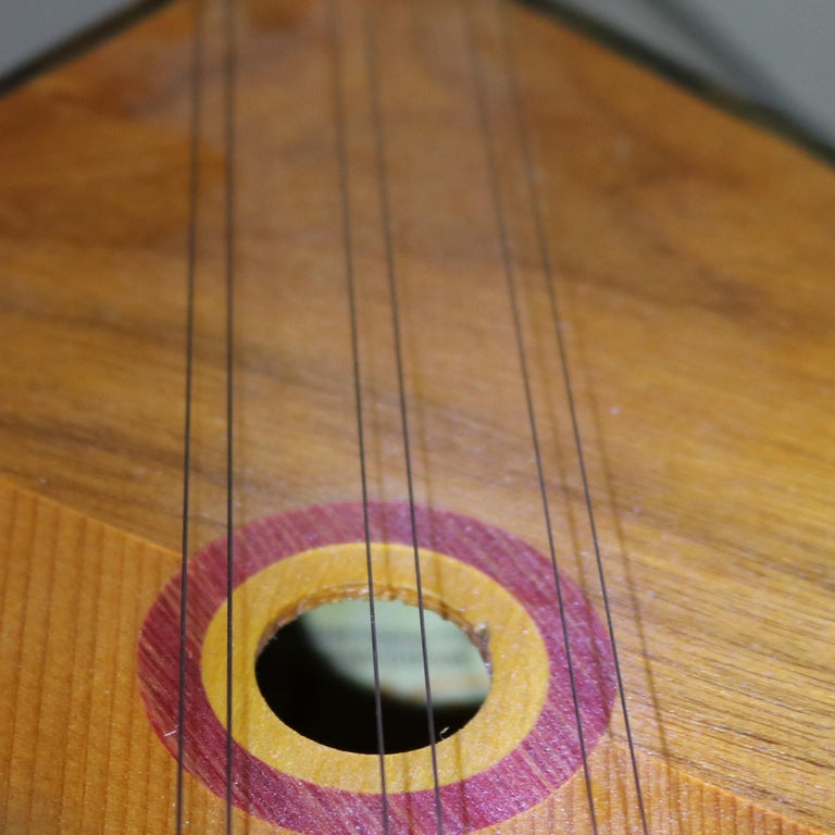 Antique 6-String Mahogany, Rosewood & Pine Ukrainian National National Balalaika