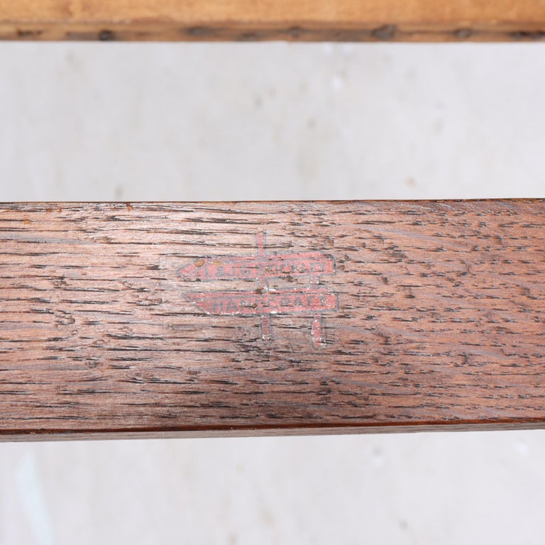 Antique L & JG Stickley Oak Spindled Ladies Chair C1910