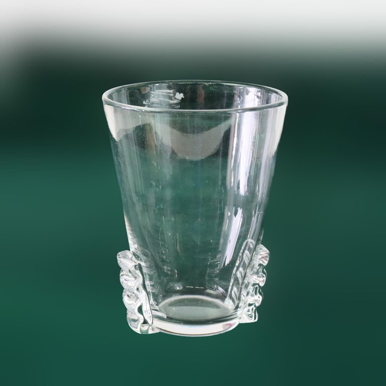 Antique Steuben MCM Art Glass Vase Signed C1930