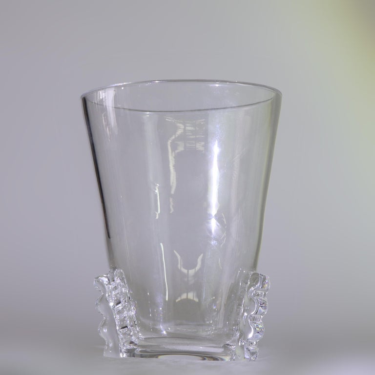 Antique Steuben MCM Art Glass Vase Signed C1930
