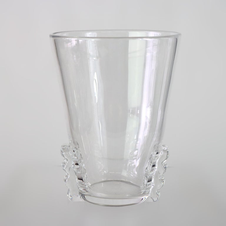 Antique Steuben MCM Art Glass Vase Signed C1930