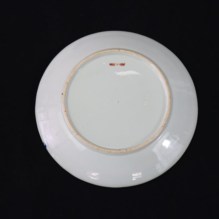 Three Pieces Antique Japanese Nippon Plates Signed C1930