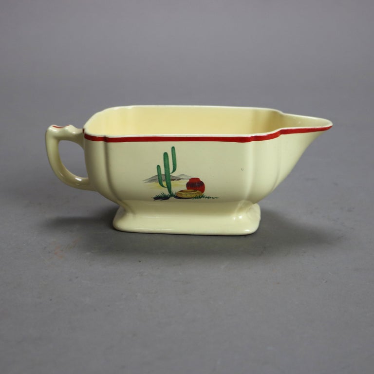 24 Piece Homer Laughlin Riviera Hacienda Porcelain Hacienda Dinner Set 20thC