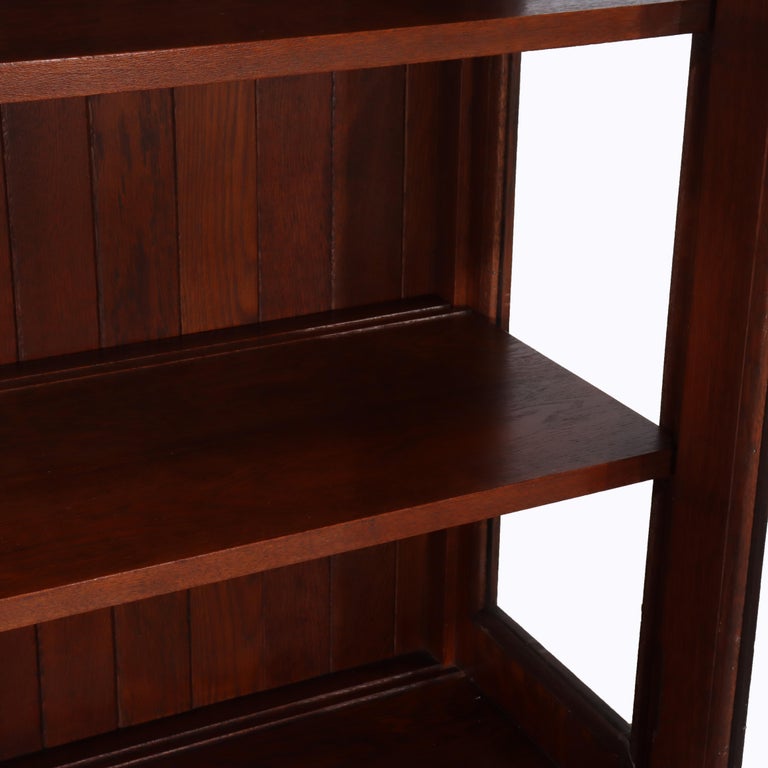 Antique Stickley Harvey Ellis School Arts & Craft Oak Single-Door China Cabinet