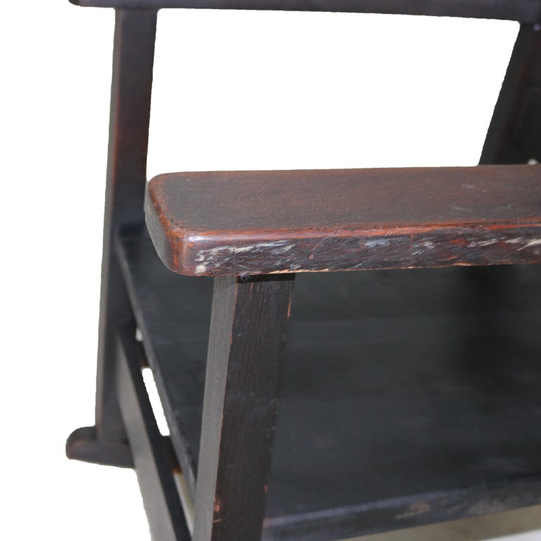 Antique RH Conant’s Sons Arts & Crafts Mission Oak Slat Back Rocking Chair c1910