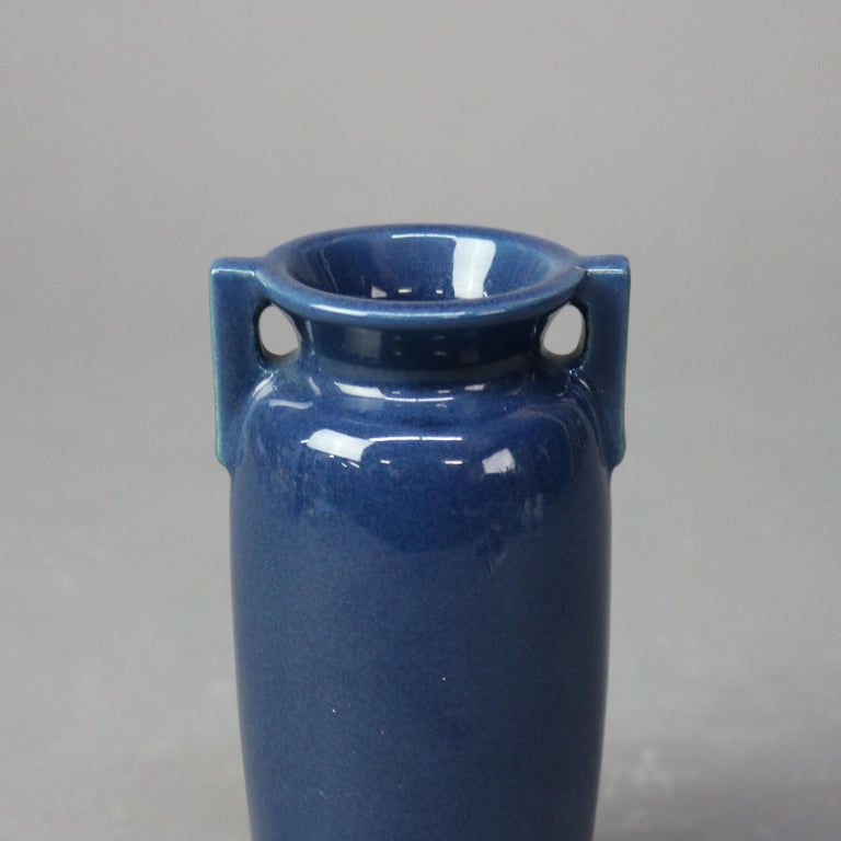 Three Pieces of Roseville Rosecraft Art Pottery Mid 20thC