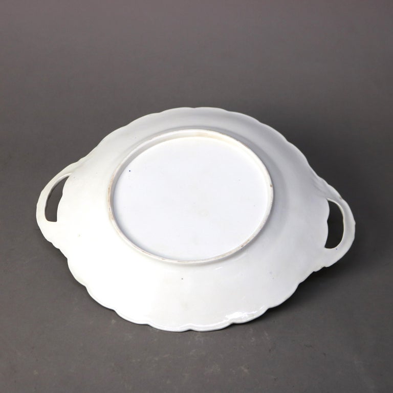 Four Antique Porcelain Serving Platters C1900