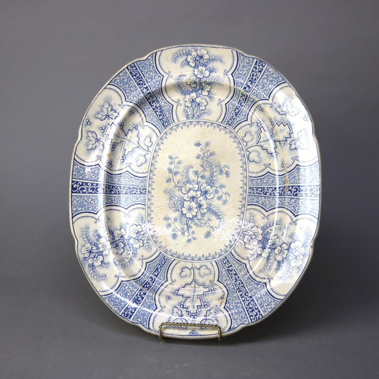 Four Antique Porcelain Serving Platters C1900
