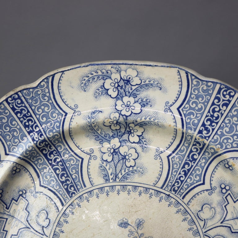 Four Antique Porcelain Serving Platters C1900