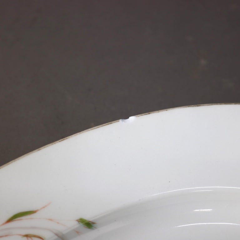 Four Antique Porcelain Serving Platters C1900