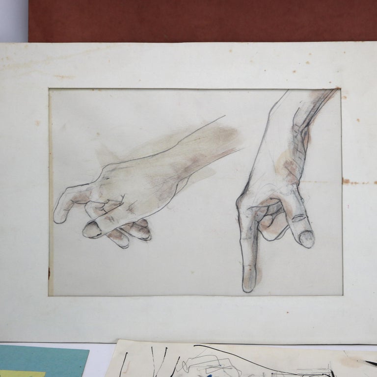 Sharie Jones Portfolio of Sketches and Paintings C1968