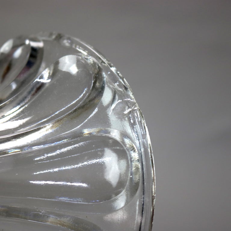 Three Antique Pressed Glass Pieces 19thC