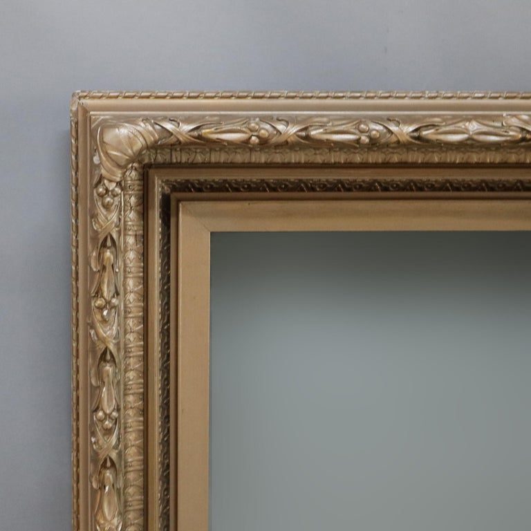 Antique Carved Gilt Wood Frame With Glass C1900