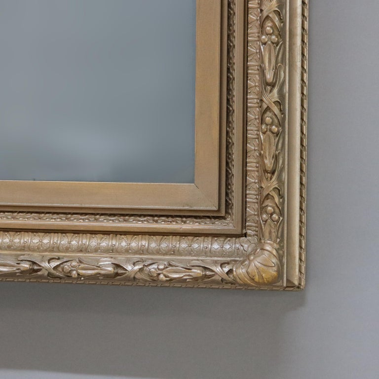 Antique Carved Gilt Wood Frame With Glass C1900