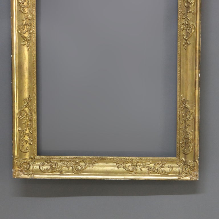 Antique Newcomb-Macklin School Arts & Crafts 1st-Finish Gilt Wood Frame C1910