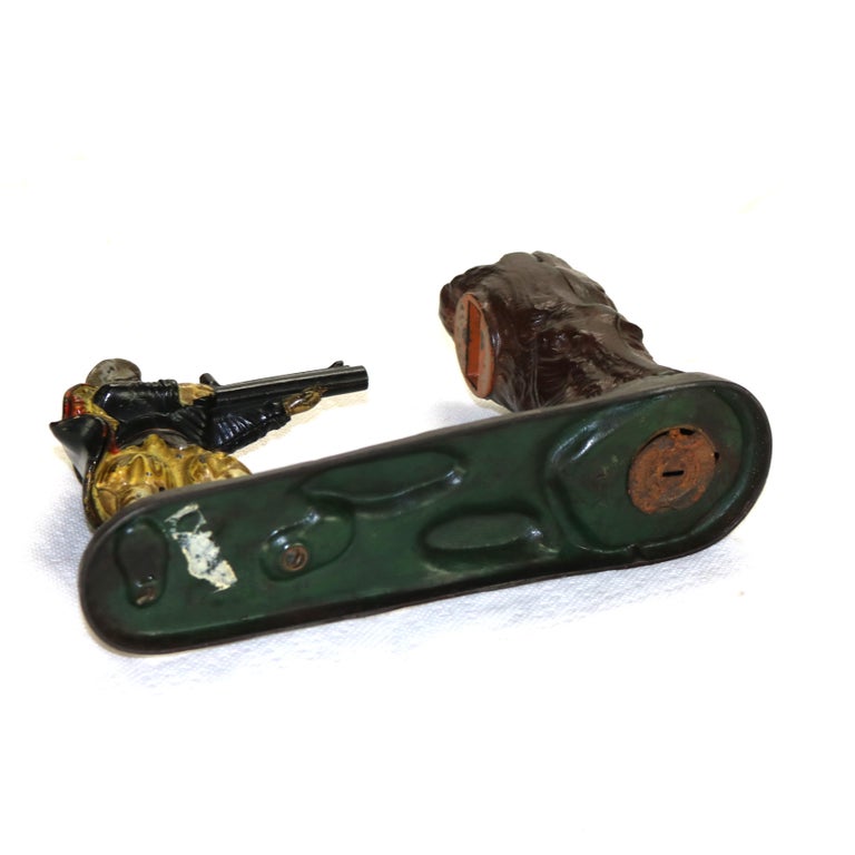 Antique J. E. Stevens Creedmoor Mechanical Bank C1877