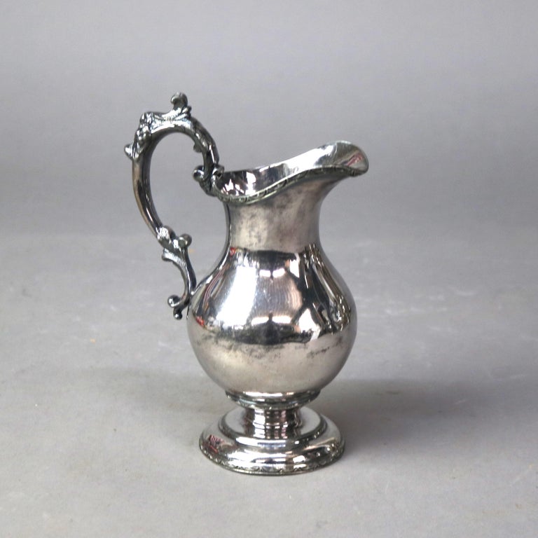 Six Piece Antique Victorian Silver Plate Tea Set C1890