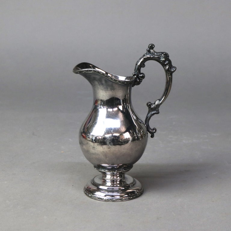Six Piece Antique Victorian Silver Plate Tea Set C1890